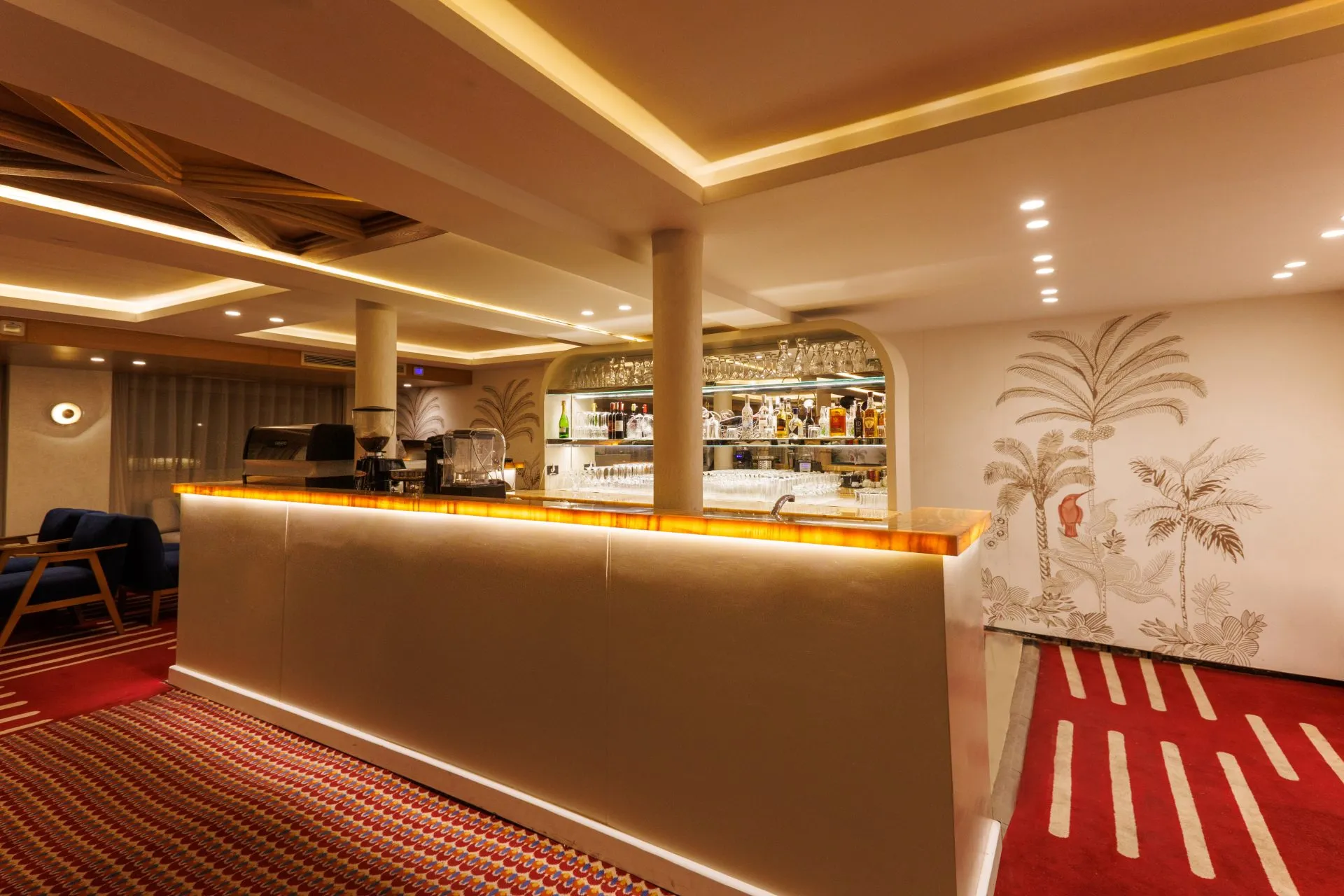 Lounge aboard the Esmeralda Nile Cruise Nile cruise